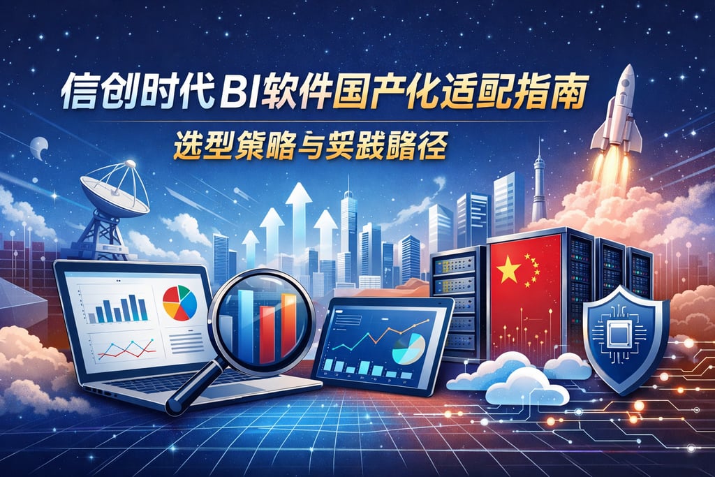 信创时代 BI 软件国产化适配指南：选型策略与实践路径